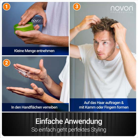 Novon Cyber Aqua Hair Wax &ndash; 150 ml