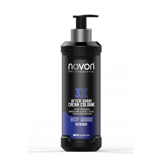 Novon Professional 3X Aftershave Cream Cologne - Deep Marine - 400ml