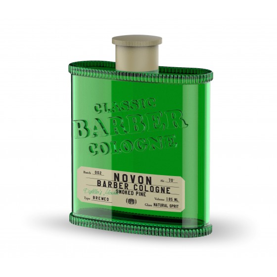 Novon Classic Barber Cologne - Green - Smoked Pine - 150 ml