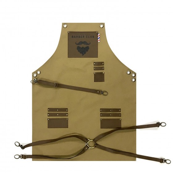 Novon Barber Sch�rze Apron - Ledersch�rze - Werkzeugsch�rze Model 002