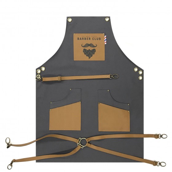 Novon Professional Barber Schrze Apron - Lederschrze - Werkzeugschrze Model 006