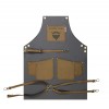 Novon Professional Barber Schrze Apron - Lederschrze - Werkzeugschrze Model 015