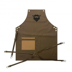 Novon Professional Barber Schürze Apron - Lederschürze -...