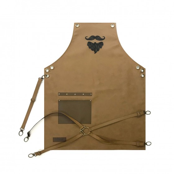 Novon Professional Barber Schrze Apron - Lederschrze - Werkzeugschrze Model 019
