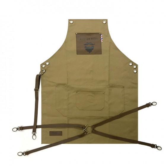Novon Professional Barber Schrze Apron - Lederschrze - Werkzeugschrze Model 020
