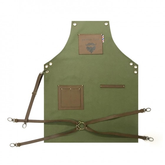 Novon Professional Barber Schrze Apron - Lederschrze - Werkzeugschrze Model 021