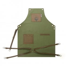 Novon Professional Barber Schürze Apron - Lederschürze -...