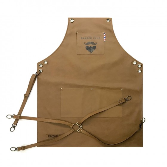 Novon Professional Barber Schrze Apron - Lederschrze - Werkzeugschrze Model 023