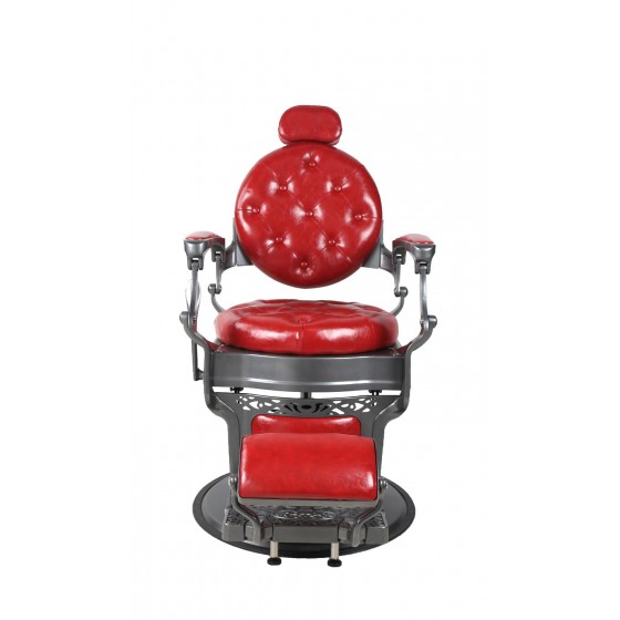 Barber Chair - THE CHESTER - Herrenstuhl - Red