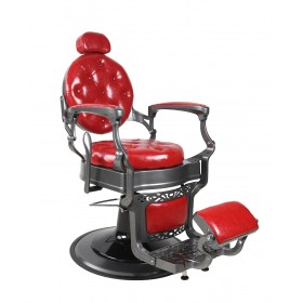 Barber Chair - THE CHESTER - Herrenstuhl - Red