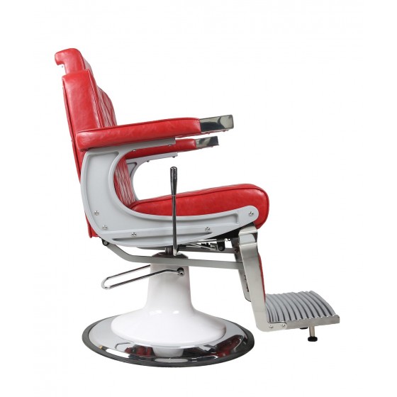 Barberstuhl THE EMPEROR Rot