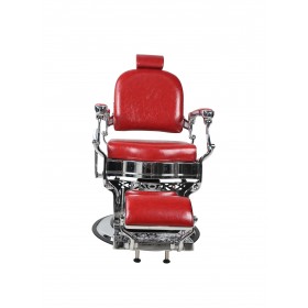 Barber Chair - OVALO - Herrenstuhl - Red