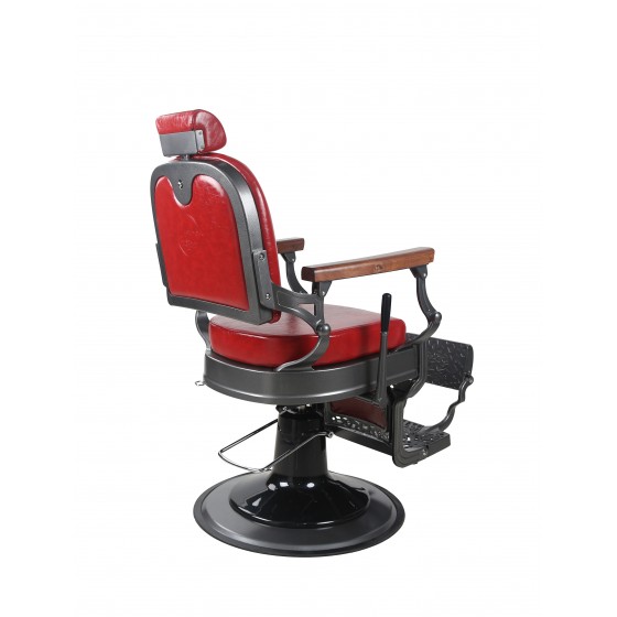 Barber Chair - VINTAGE - Herrenstuhl - Red