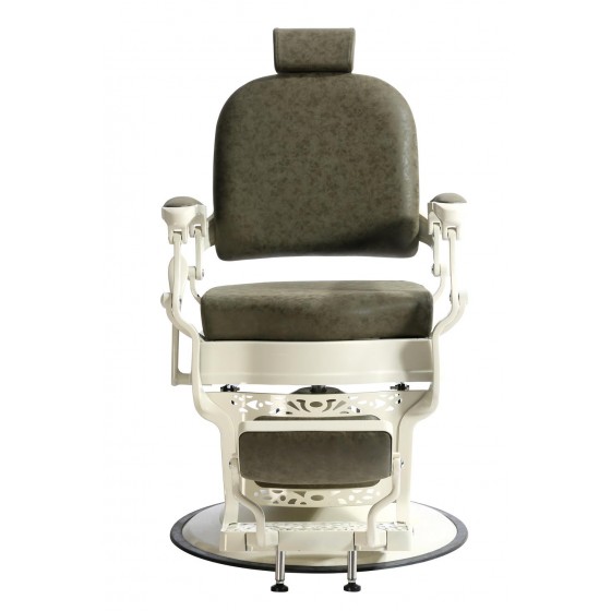 Barber Chair - OVALO Cream - Herrenstuhl - Vintage Brown