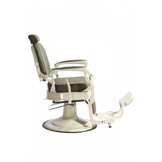 Barber Chair - OVALO Cream - Herrenstuhl - Vintage Brown