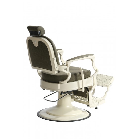 Barber Chair - OVALO Cream - Herrenstuhl - Vintage Brown