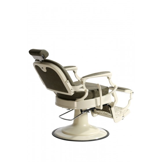 Barber Chair - OVALO Cream - Herrenstuhl - Vintage Brown
