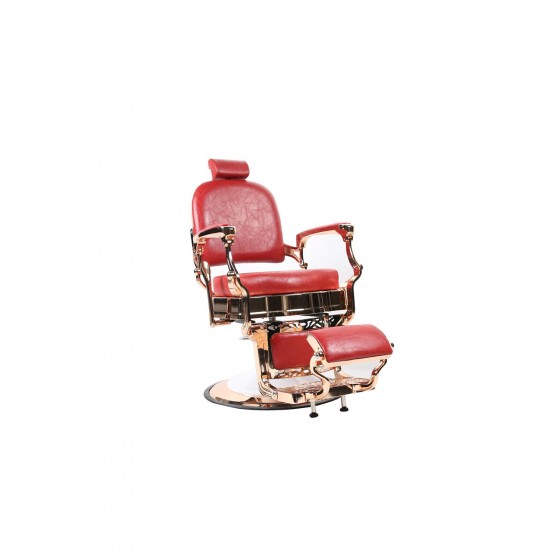Barber Chair - OVALO Rosegold - Red