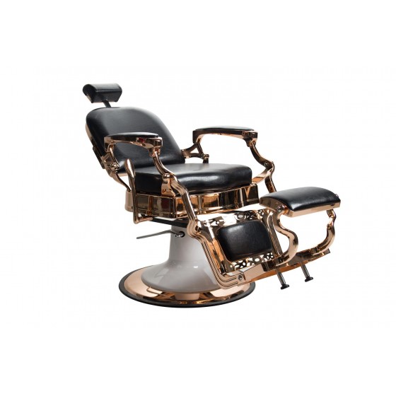 Barberstuhl OVALO Rosegold/Schwarz