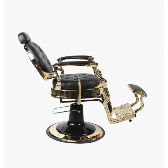 Barber Chair - THE CHESTER - Gold - Black