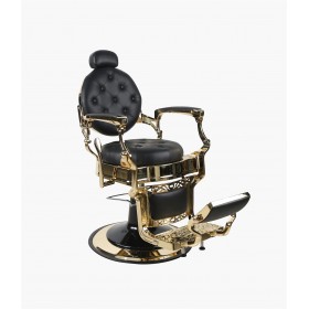 Barber Chair - THE CHESTER - Gold - Black