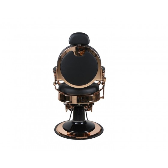 Barberstuhl THE CHESTER Rosegold/Schwarz
