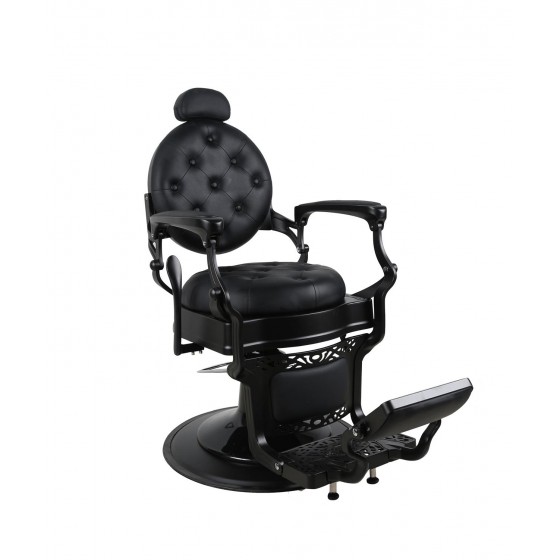Barber Chair - THE CHESTER - Black Matte- Black