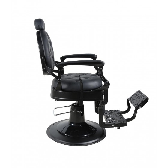 Barber Chair - THE CHESTER - Black Matte- Black