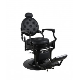 Barber Chair - THE CHESTER - Black Matte- Black