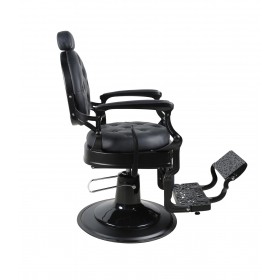 Barber Chair - THE CHESTER - Black Matte- Black