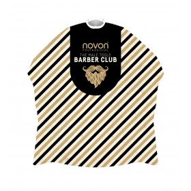 Novon Hairdresser Cape / Umhang Barber Stripes Black /...