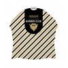 Novon Friseurumhang Barber Stripes Schwarz/Gold/Wei�