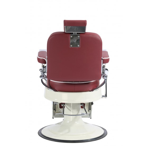Barber Chair - PHOENIX - Burgund - Cream