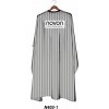 Novon Professional Hairdresser Cape/ Umhang - weiß - schwarz gestreift