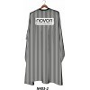 Novon Hairdresser Cape / Umhang - wei� - schwarz gestreift