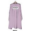 Novon Professional Hairdresser Cape/ Umhang - wei - blau - rot gestreift