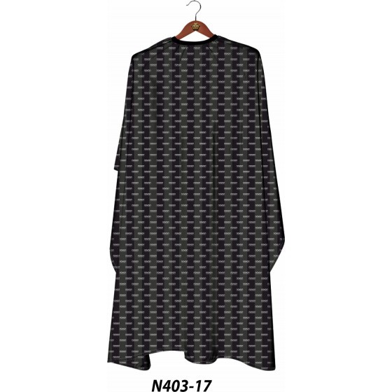 Novon Hairdresser Cape / Umhang - schwarz mit Novon mini Logo