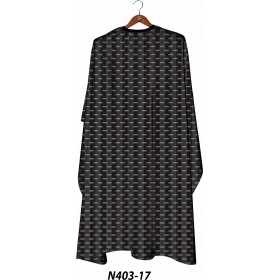 Novon Hairdresser Cape / Umhang - schwarz mit Novon mini Logo