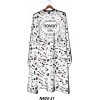 Novon Professional Hairdresser Cape/ Umhang - wei mit Werkzeugmotiv
