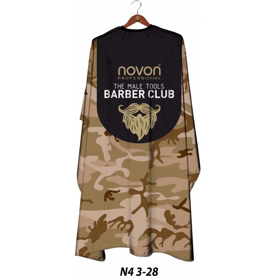 Novon Professional Hairdresser Cape/ Umhang - Barber Club Camouflage